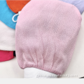 Exfoliating Gloves Silk Exfoliating Glove Scrubbing Glove Bath Mitts Scrubs for Shower Factory